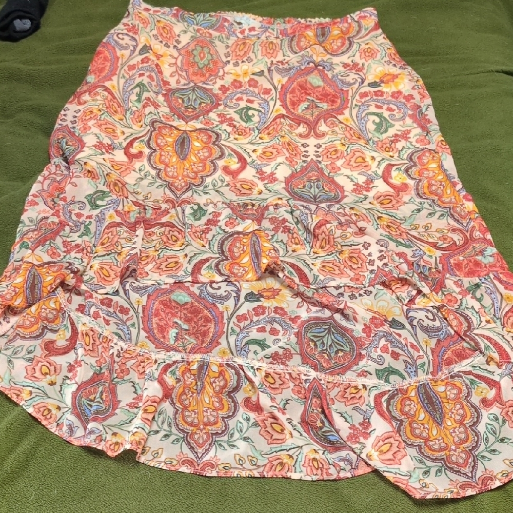 Status By Chenault Paisley Skirt